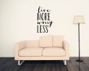 Quotes - Live More Worry Less Motivational Quote Wall Stickers Vinyl Lettering